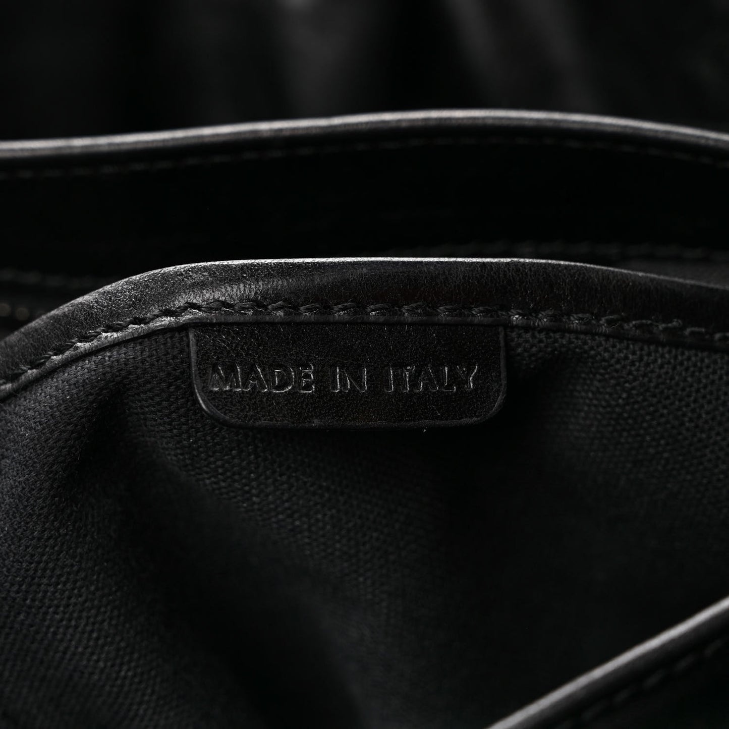 Calfskin House Check Studded Rowan Black