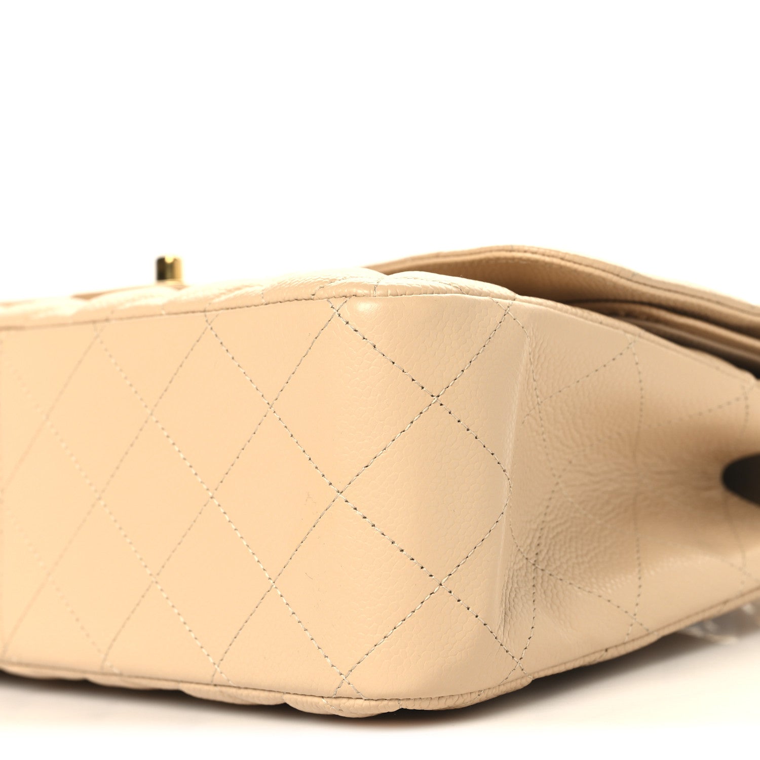 Chanel Caviar Quilted Jumbo Double Flap Beige Clair 10 of 10