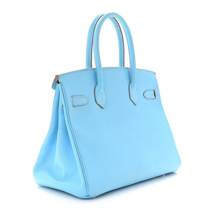 Hermes Epsom Candy Birkin 30 Celeste Mykonos 3 of 11