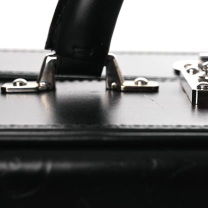 Louis Vuitton Monogram Glace Valisette MM Black 13 of 13