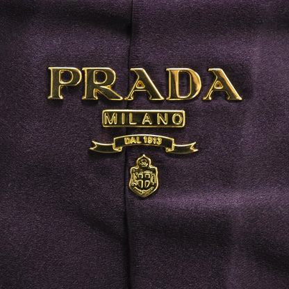 Prada Satin Frame Evening Bag Indaco 7 of 9