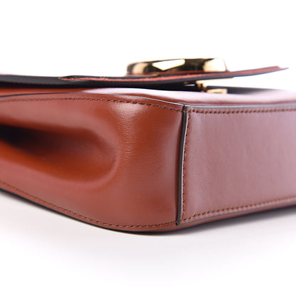 Chloe Calfskin Small C Double Carry Sepia Brown 7 of 10