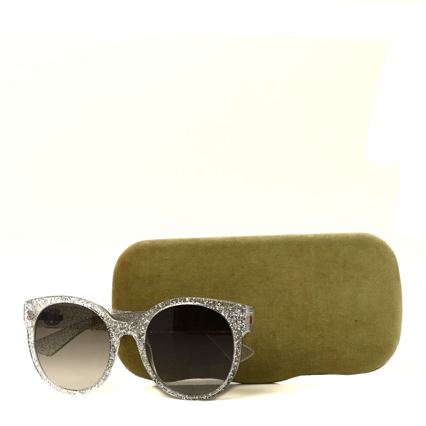 Acetate Glitter Sunglasses GG0034S Silver