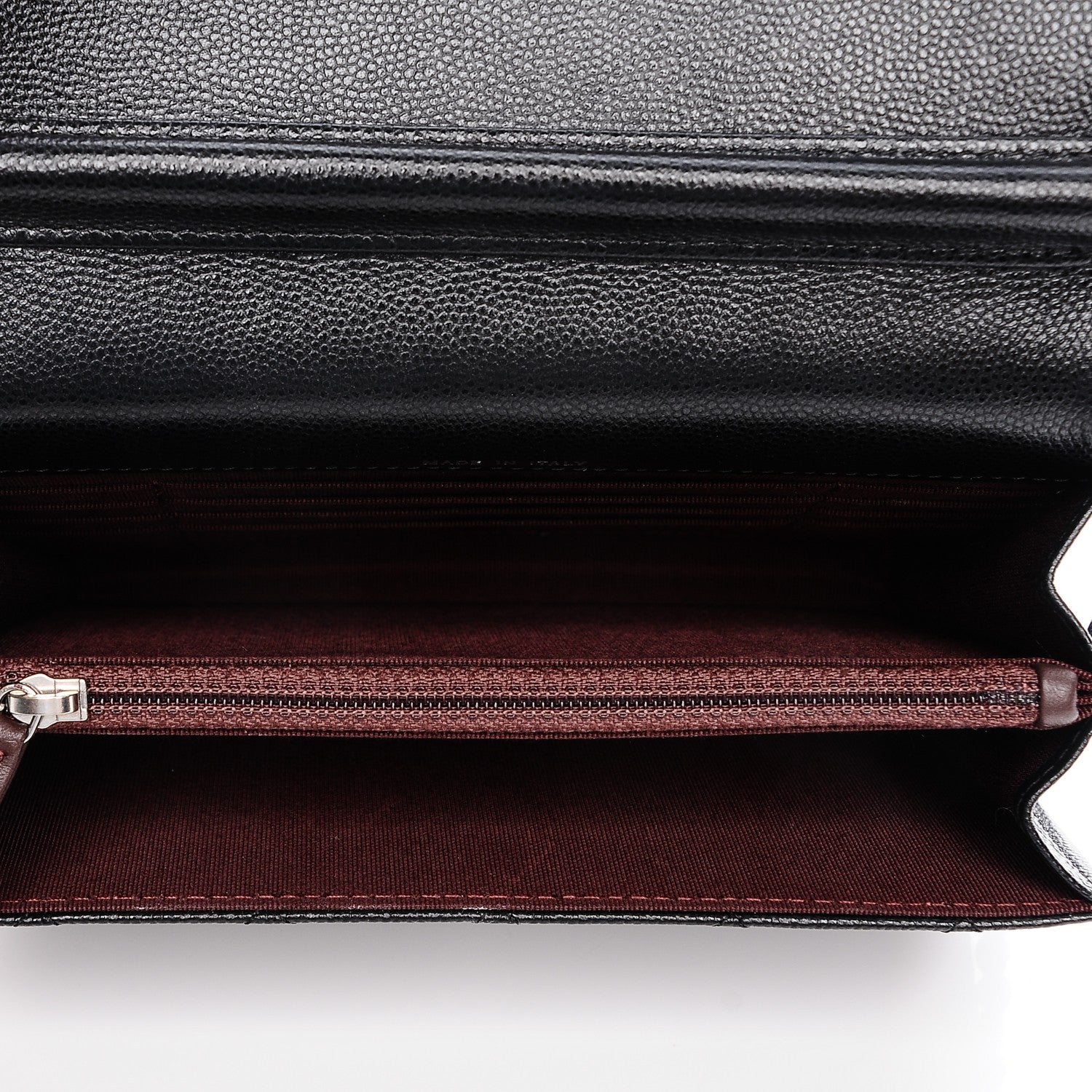Chanel Caviar Quilted Square Wallet On Chain WOC Black 5 of 8