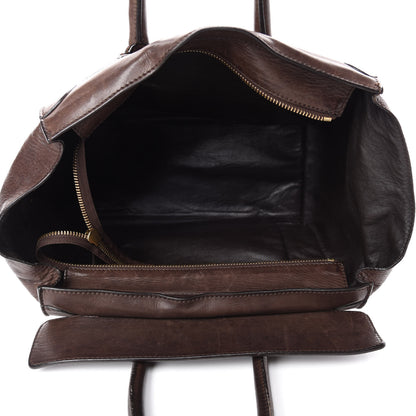 Celine Pebbled Calfskin Mini Luggage Brown 5 of 14