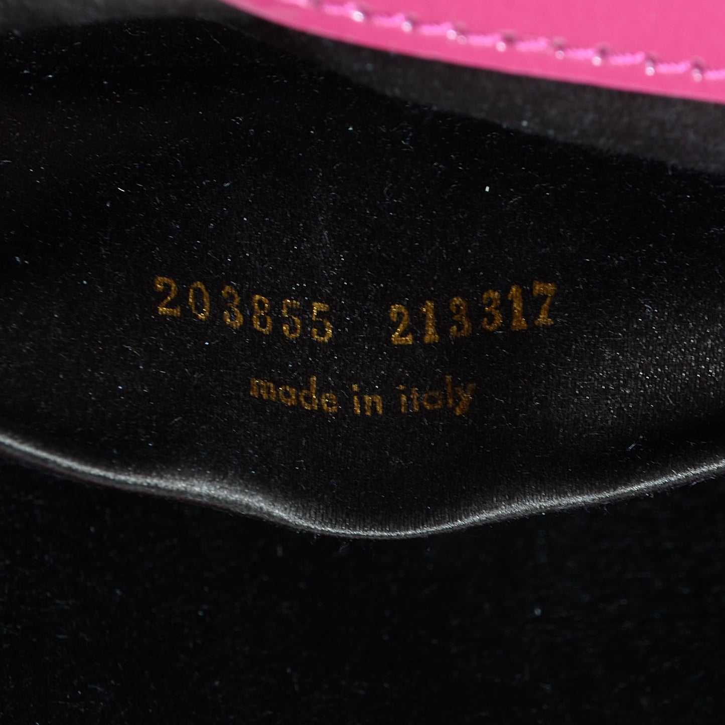 Textured Patent Monogram Large Belle De Jour Clutch Fuchsia
