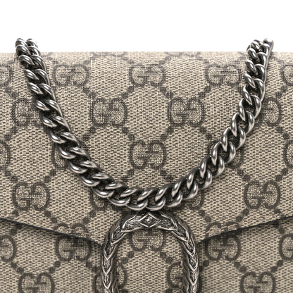 Gucci GG Supreme Monogram Mini Dionysus Chain Wallet Beige Taupe 7 of 9