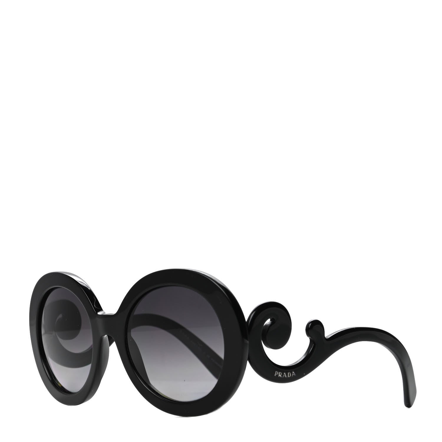Prada Baroque Sunglasses SPR 27N Black 1 of 8
