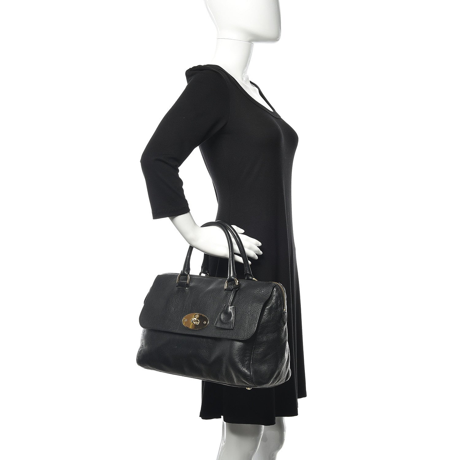 Mulberry Soft Spongy Medium Del Rey Satchel Black 2 of 16