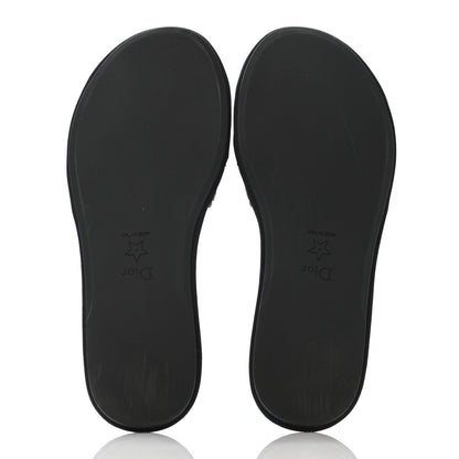 Christian Dior Oblique Chez Moi Sandal 36.5 Deep Blue 5 of 9