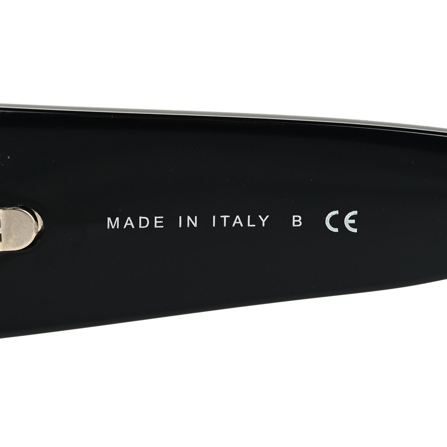 Acetate Strass Rectangle Sunglasses 5421B Black