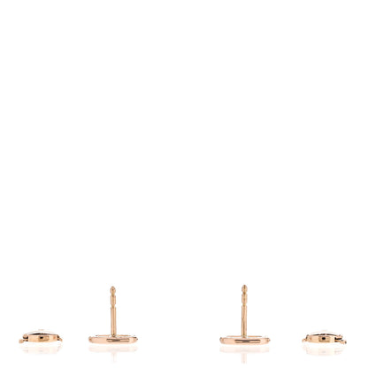 Hermes 18K Rose Gold TPM Farandole Stud Earrings 3 of 5
