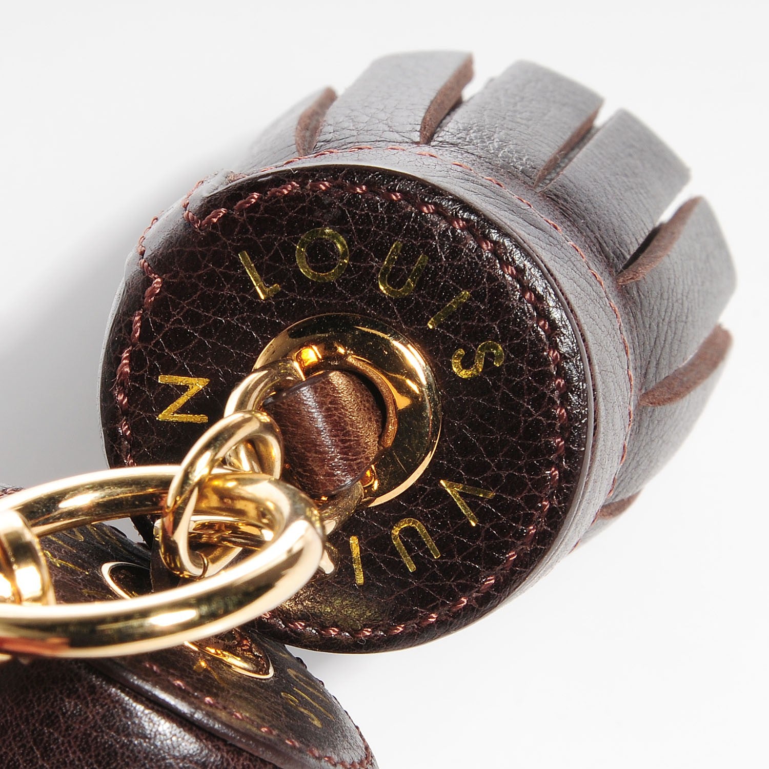 Louis Vuitton Calfskin Circus Bag Charm Marron 4 of 5