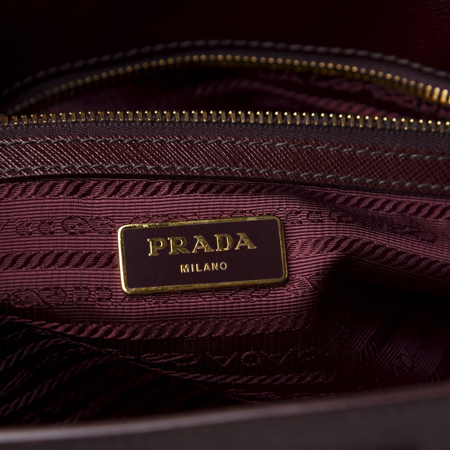 Prada Saffiano Lux Large Tote Granato 8 of 10