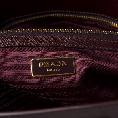 Prada Saffiano Lux Large Tote Granato 8 of 10
