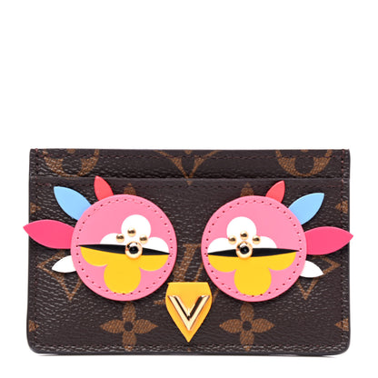 Louis Vuitton Monogram Lovely Birds Card Holder 1 of 4