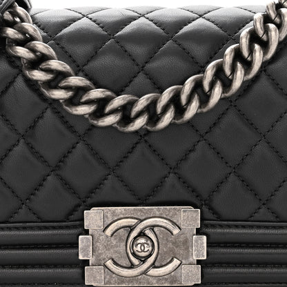 Chanel Calfskin Quilted Small Boy Flap Black 8 of 10