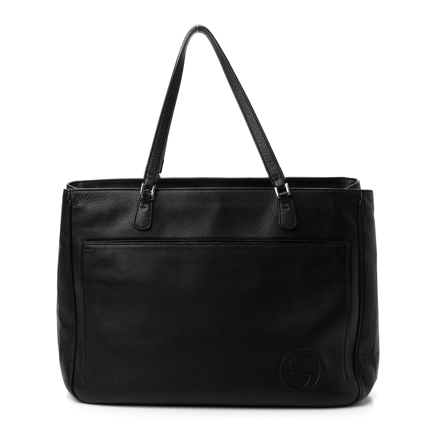 Gucci Calfskin Tote Black 1 of 10
