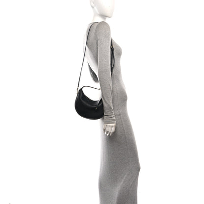 Celine Supple Grained Calfskin Teen Lulu Shoulder Bag Black 2 of 12