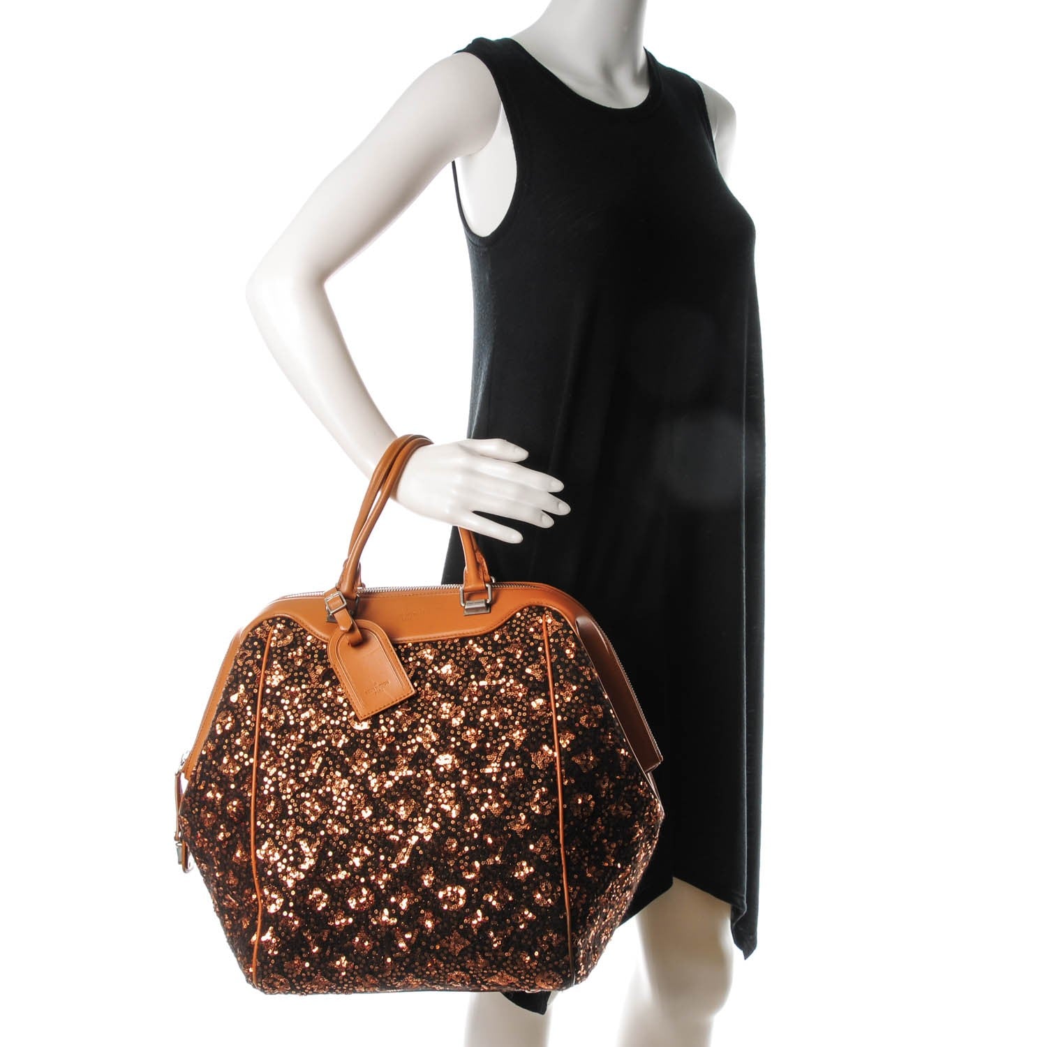 Louis Vuitton Sequin Monogram Sunshine Express North South Gold 2 of 8