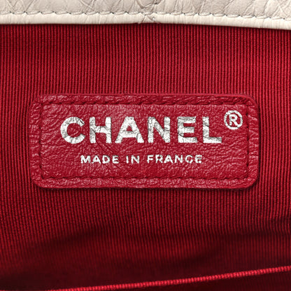 Chanel Aged Calfskin Quilted Gabrielle Backpack Black White 6 of 10