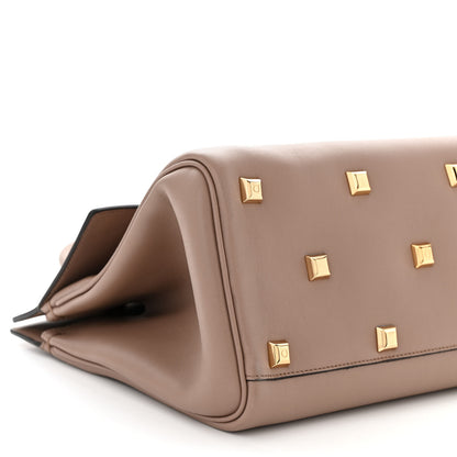 Salvatore Ferragamo Calfskin The Studio Bag Caraway Seed 9 of 10