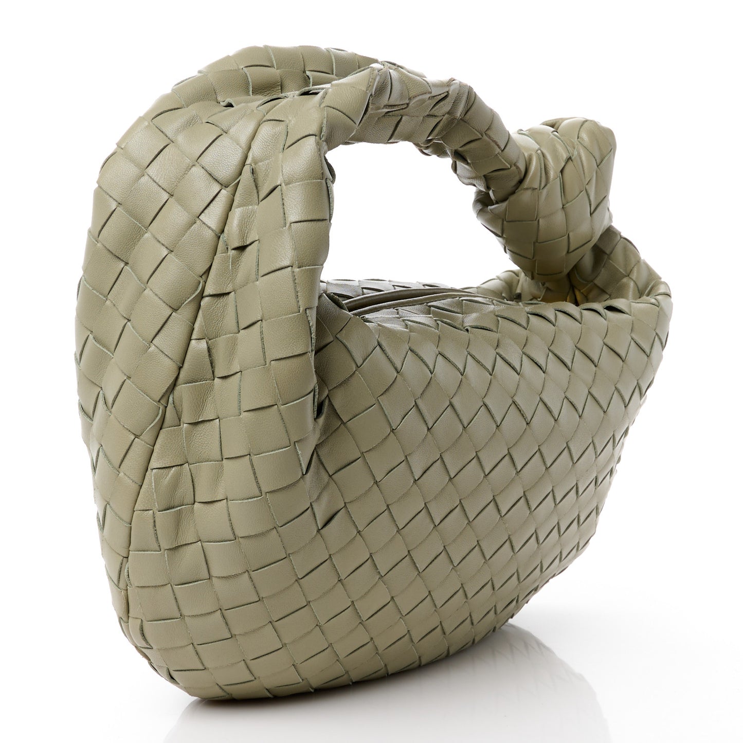 Nappa Intrecciato Teen Jodie Hobo Travertine