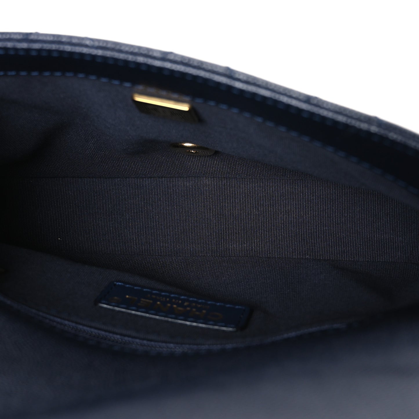 Caviar Quilted Mini CC You Flap Navy