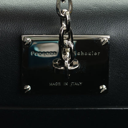 Proenza Schouler Suede Small Hava Top Handle Bag Malachite 6 of 6