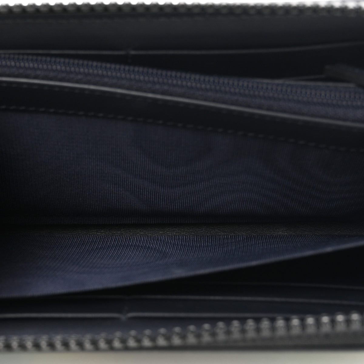 GG Supreme Monogram Blooms Zip Around Wallet Blue