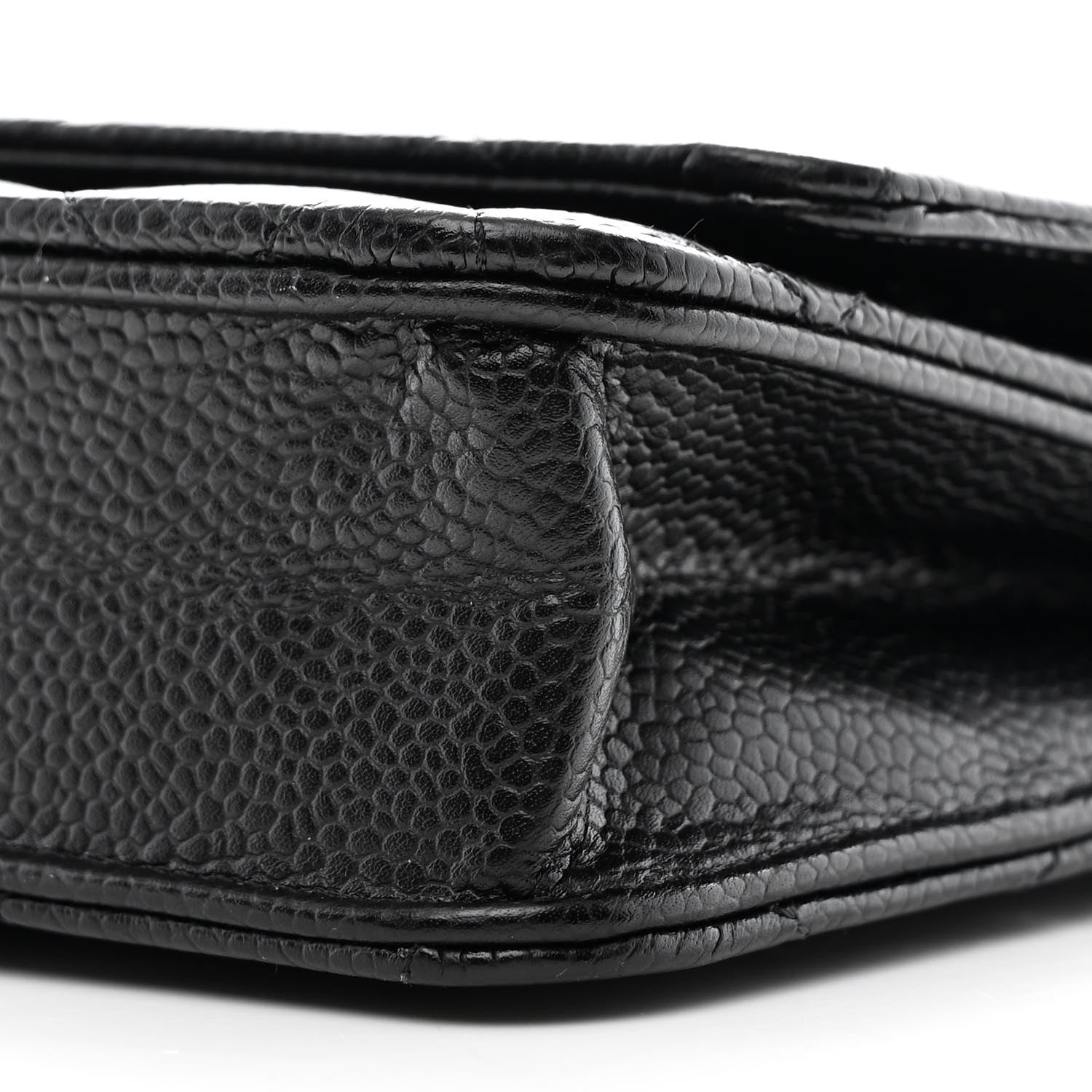 Chanel Caviar Quilted Wallet On Chain WOC Black 9 of 10