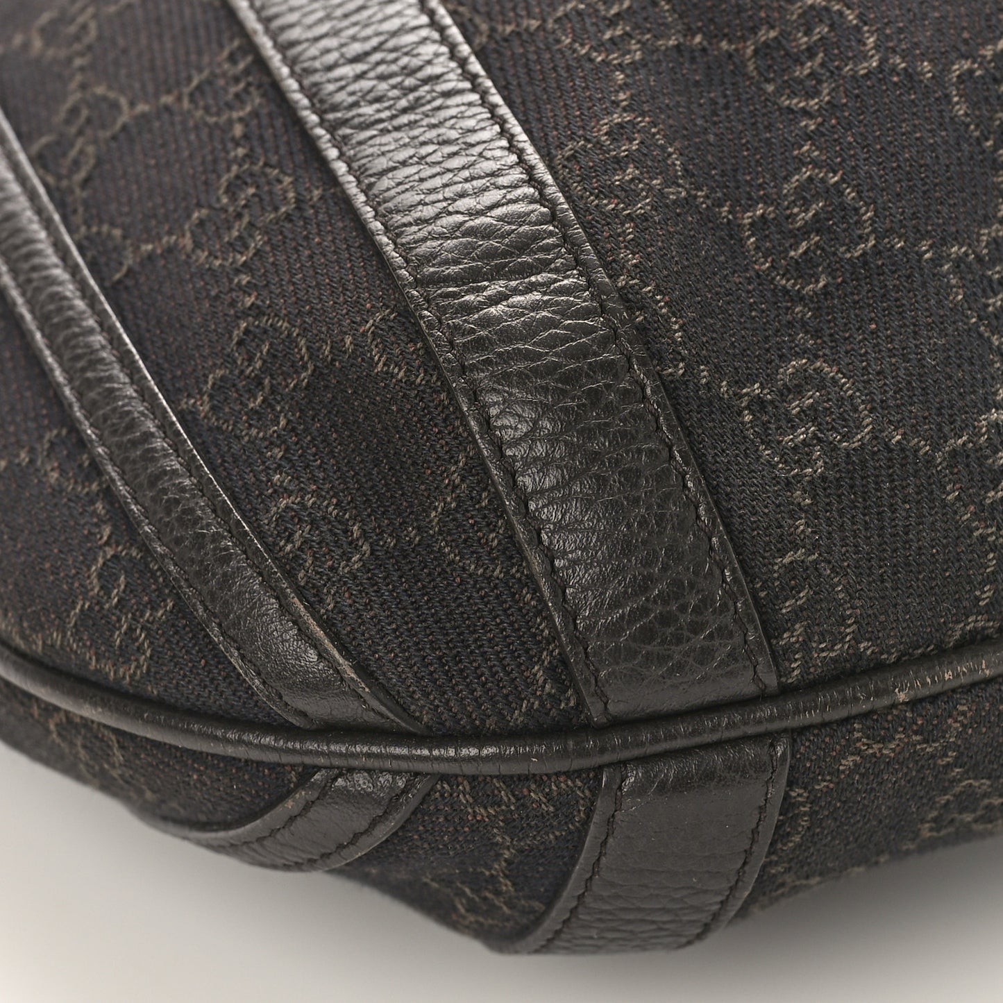 Monogram Medium Abbey Convertible Tote Dark Brown