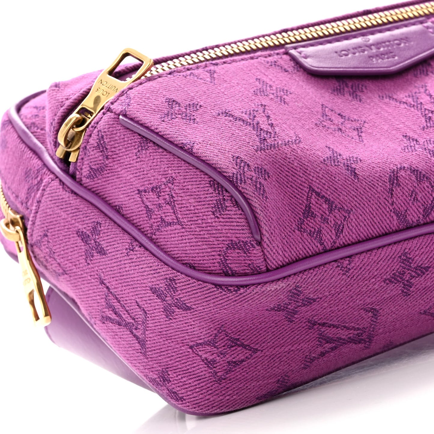 Denim Monogram Outdoor Bumbag Purple