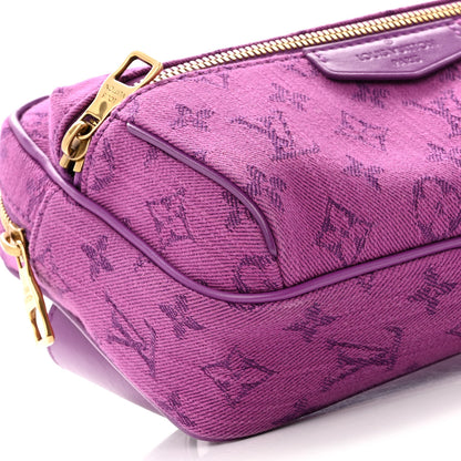 Louis Vuitton Denim Monogram Outdoor Bumbag Purple 7 of 9