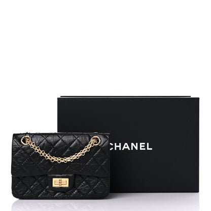 Chanel Aged Calfskin Quilted 2.55 Reissue Mini Flap Black 11 of 11