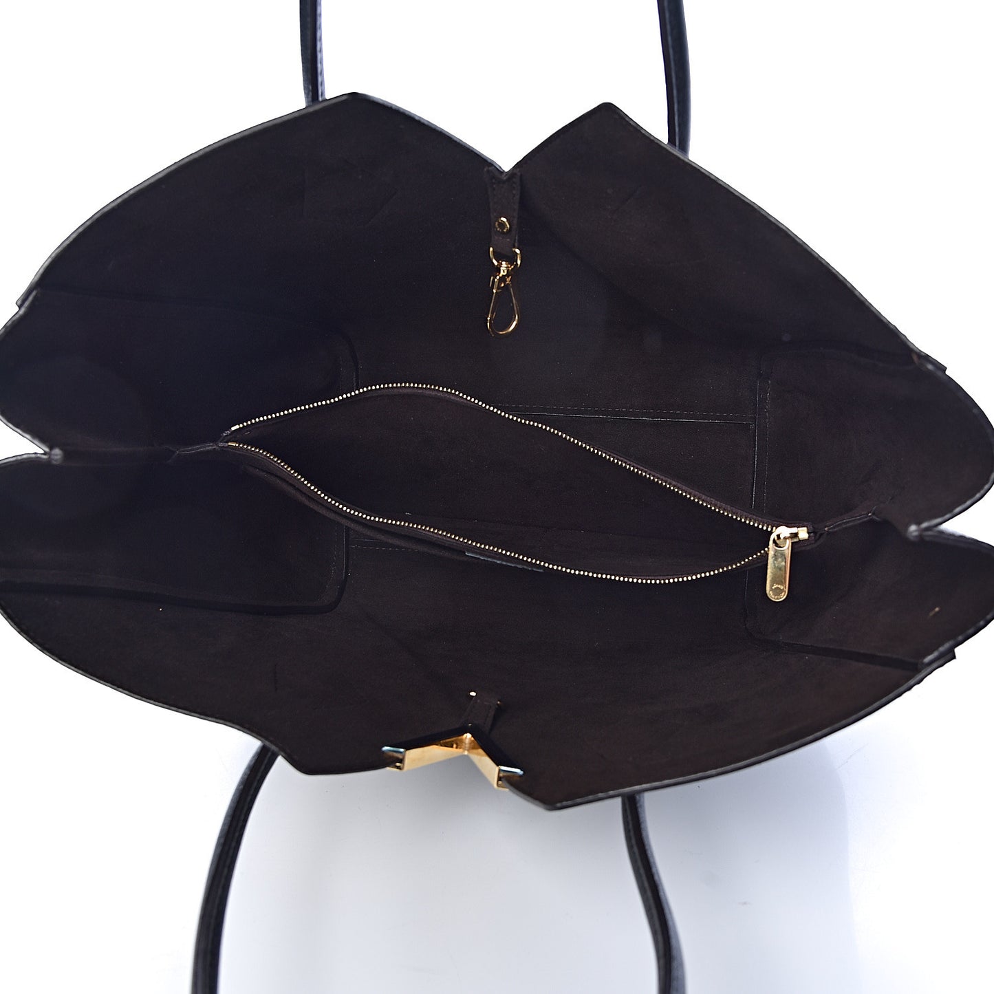 Calfskin Monogram Kimono Tote Black