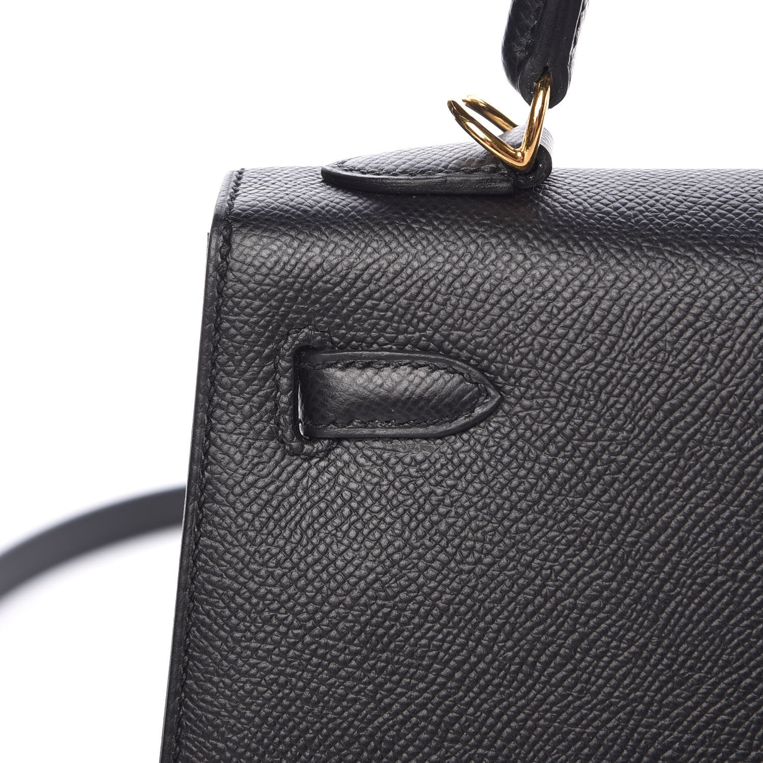 Hermes Epsom Kelly Sellier 25 Black 12 of 37