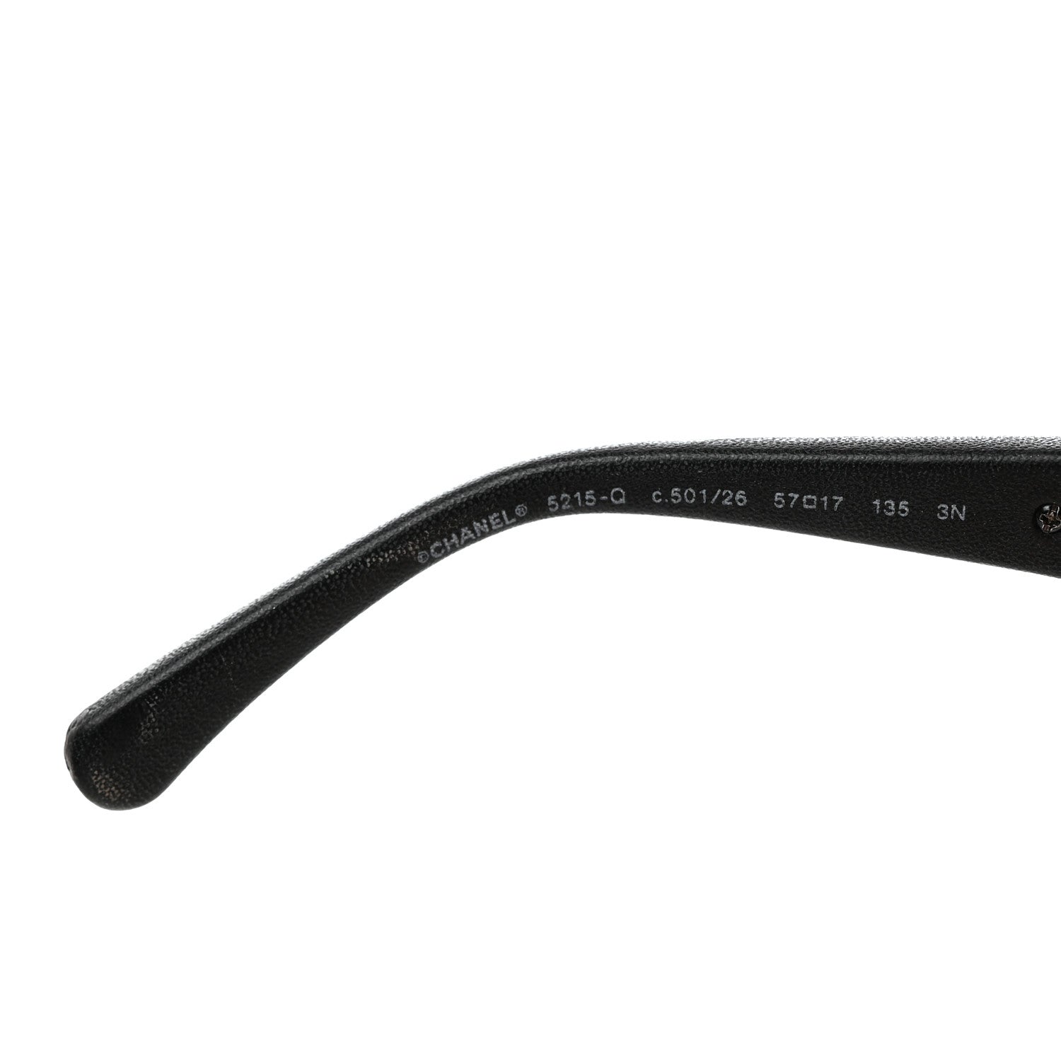 Chanel Cat Eye Chain Polarized Sunglasses 5215-Q Black 9 of 13
