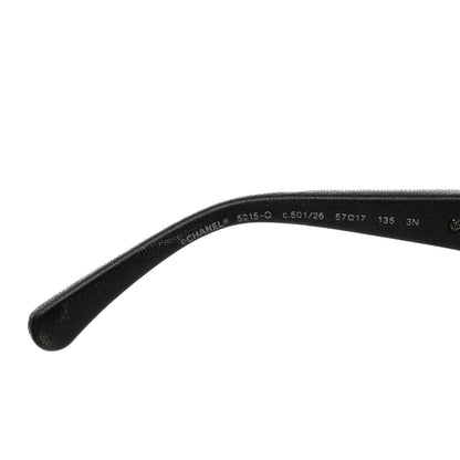 Chanel Cat Eye Chain Polarized Sunglasses 5215-Q Black 9 of 13