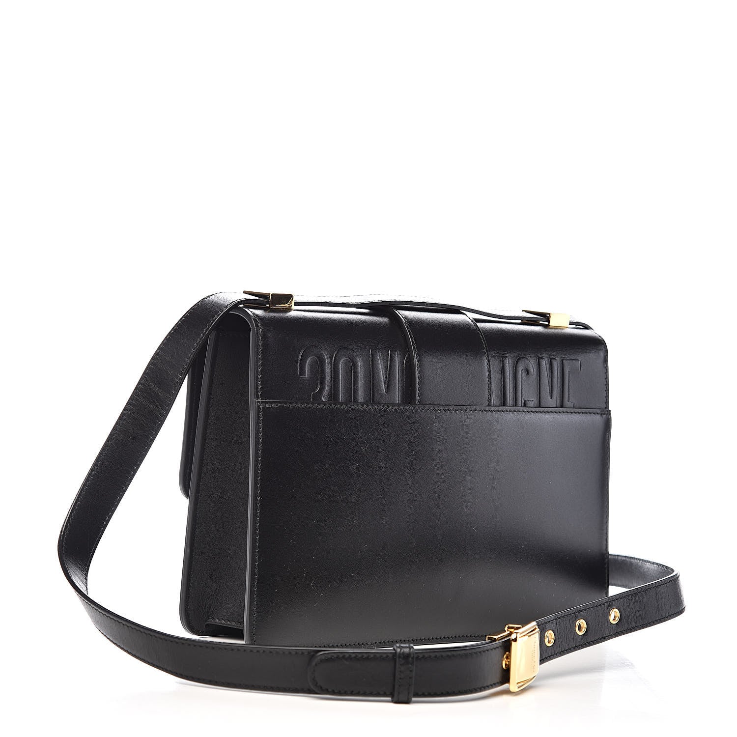 Christian Dior Smooth Calfskin 30 Montaigne Flap Bag Black 3 of 8