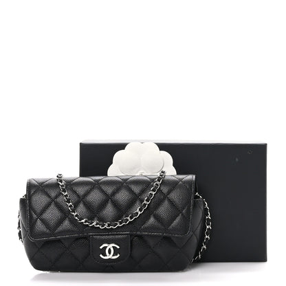 Chanel Caviar Quilted Glasses Case With Chain Black 11 of 11