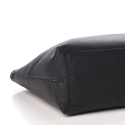 Burberry Grainy Calfskin Remington Tote Black 8 of 9