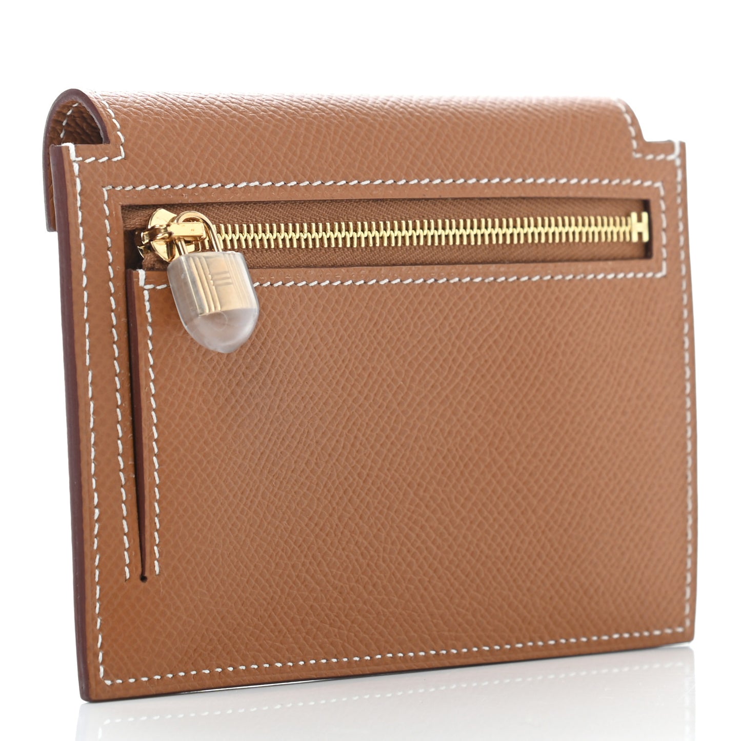 Epsom Kelly Pocket Compact Wallet Gold