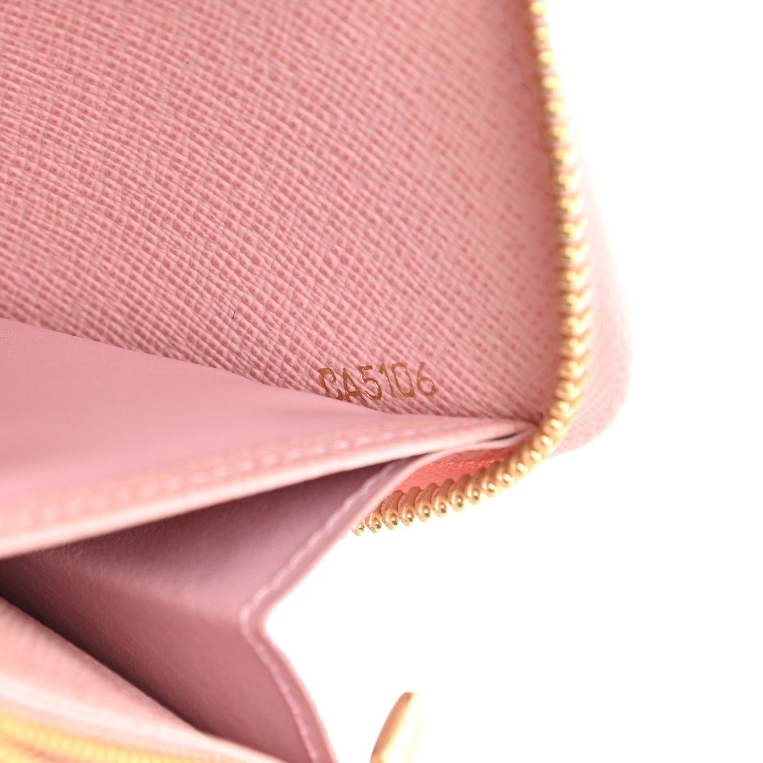 Louis Vuitton Monogram Pompon Zippy Wallet Rose Ballerine 7 of 9