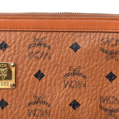 MCM Visetos Mini Pouch Cognac 14 of 14