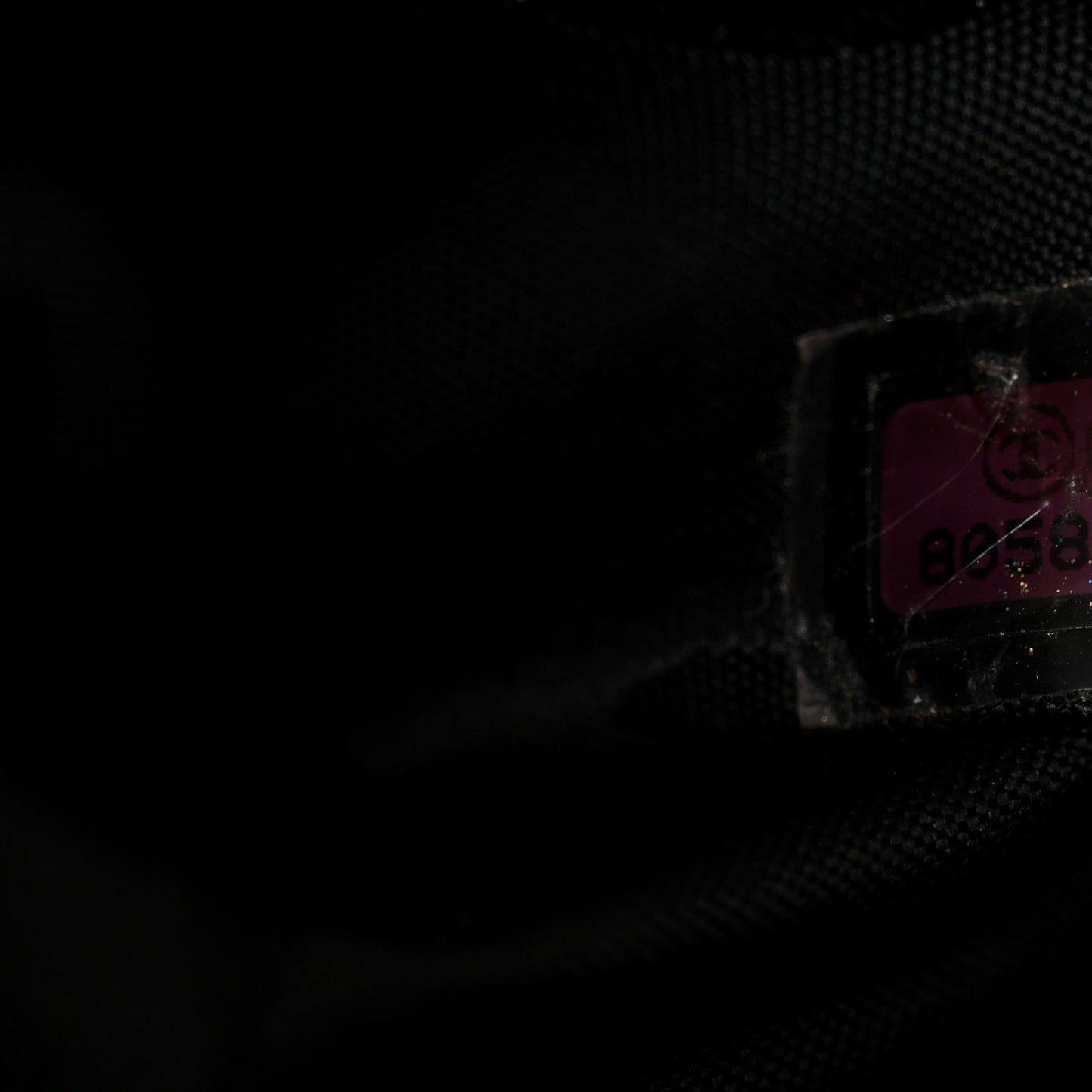 Calfskin Contrast Stitch Surpique Tote Black