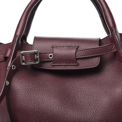 Celine Supple Grained Calfskin Long Strap Small Big Bag Light Burgundy 10 of 10