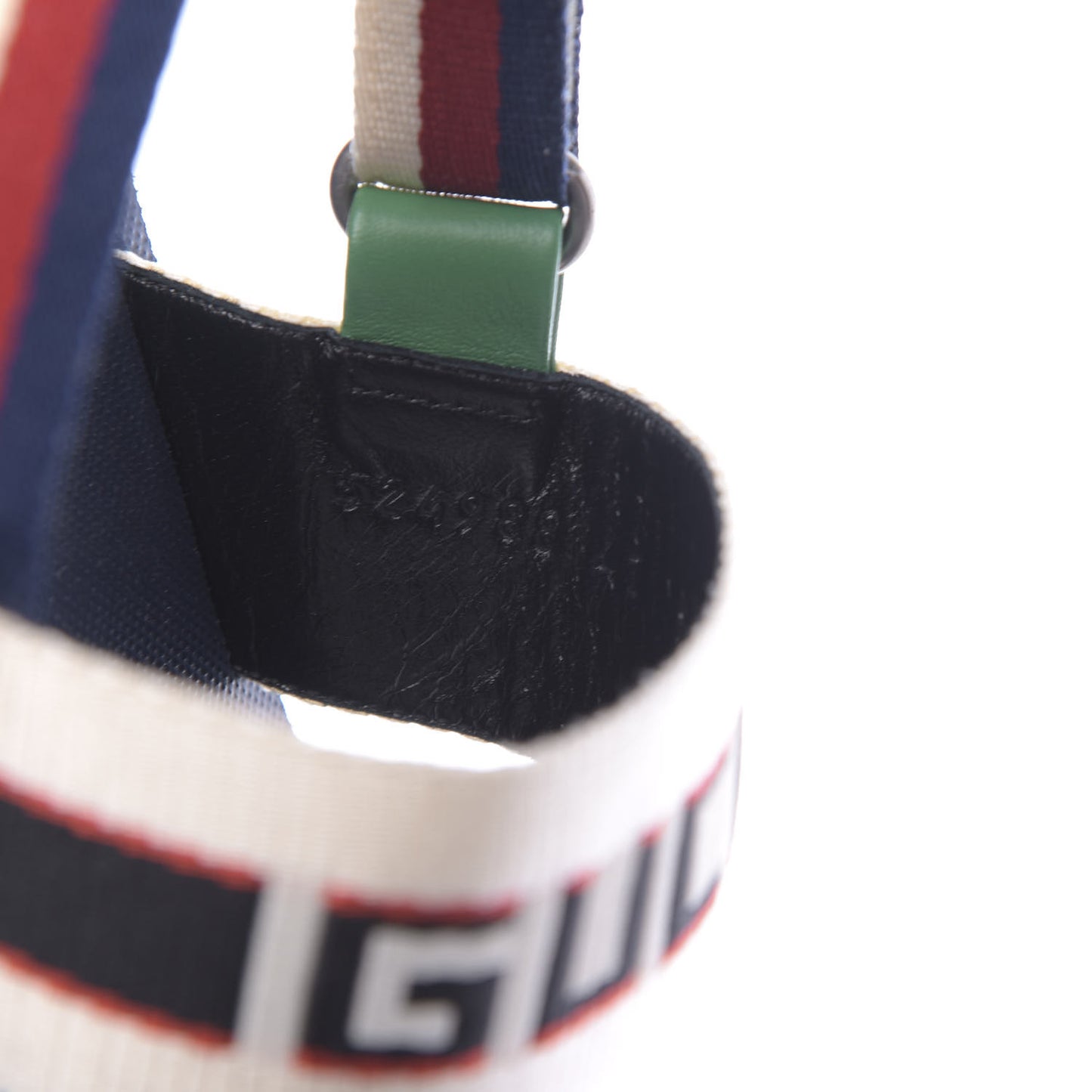 Nylon Stripe Logo Sylvie Web Platform Slingback Sandals 41 Green Red Ecru