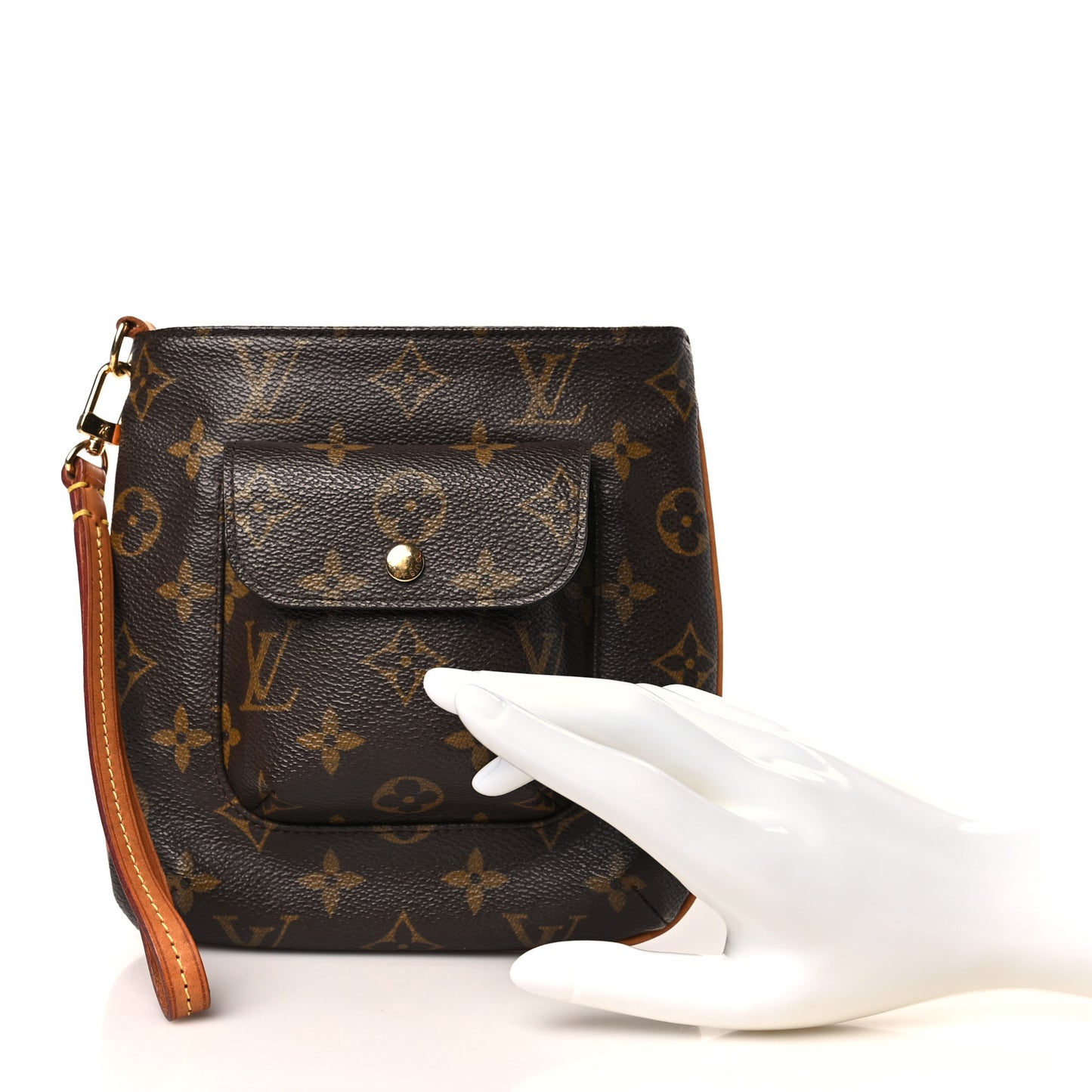 Monogram Partition Wristlet