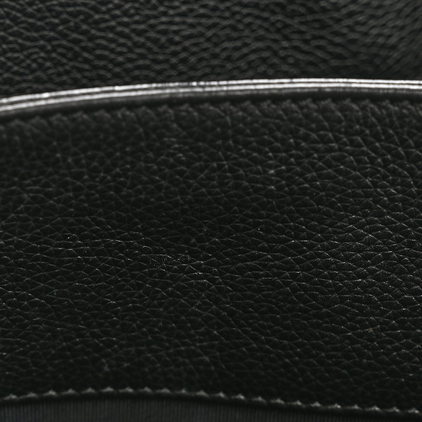 Calfskin Cerf Executive Shopper Tote Black